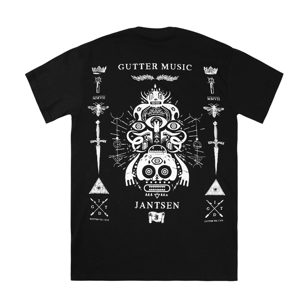 GUTTER MUSIC - BLACK TEE